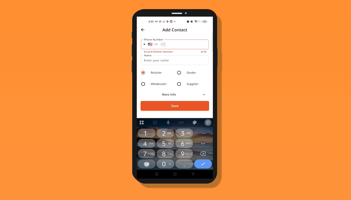 JRPOS Tablet Interface checkout terminal